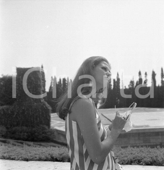 Fotografia d epoca originale 1967 VENEZIA Claudia CARDINALE ritratto NEGATIVO ORIGINALE 1