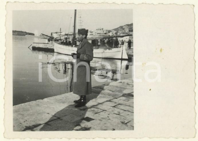 Fotografia d epoca originale 1941 WW2 SPALATO Occupazione italiana  Renzo VILLANI comando Ferrovieri Foto 1