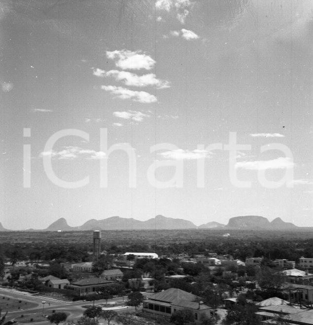 Fotografia d epoca originale 1965 ca NAMPULA MOZAMBICO Panorama dall alto NEGATIVO ORIGINALE 1