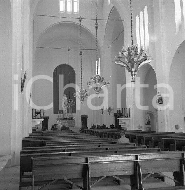 Fotografia d epoca originale 1965ca NAMPULA MOZAMBICO Catedral Nossa Senhora de Fátima NEGATIVO ORIGINALE 3 1
