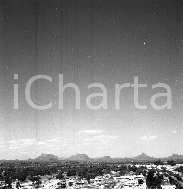 Fotografia d epoca originale 1965 ca NAMPULA MOZAMBICO Panorama dall alto NEGATIVO ORIGINALE 4 1