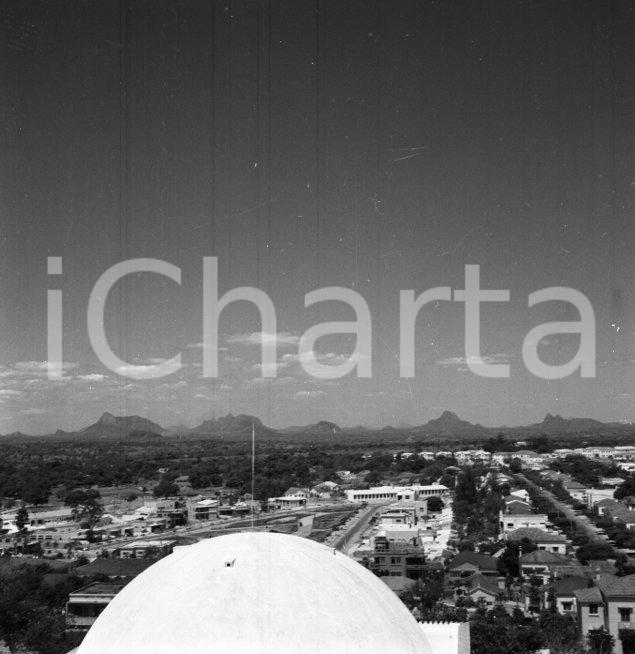 Fotografia d epoca originale 1965 ca NAMPULA MOZAMBICO Panorama dall alto NEGATIVO ORIGINALE 5 1