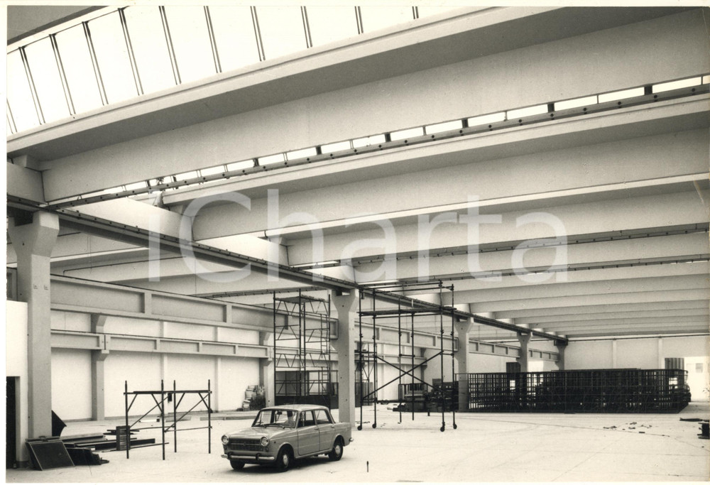 Fotografia d epoca originale 1965 ca VIGNATE MI INGERSOLL Rand  Industria meccanica  Foto 30x21 cm 2 1