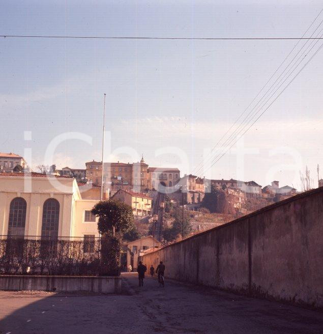 Fotografia d epoca originale 1960 ca BIELLA Funicolare Biella Piazzo Biella Piano POSITIVO ORIGINALE 1