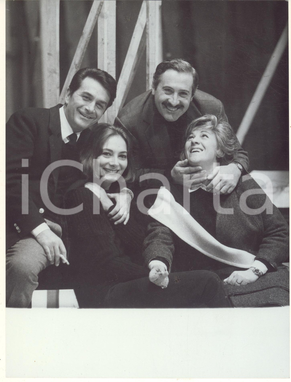 Fotografia d epoca originale 196364 TEATRO Compagnia dei Giovani  De Lullo, Falk, Valli, Albani Foto 1
