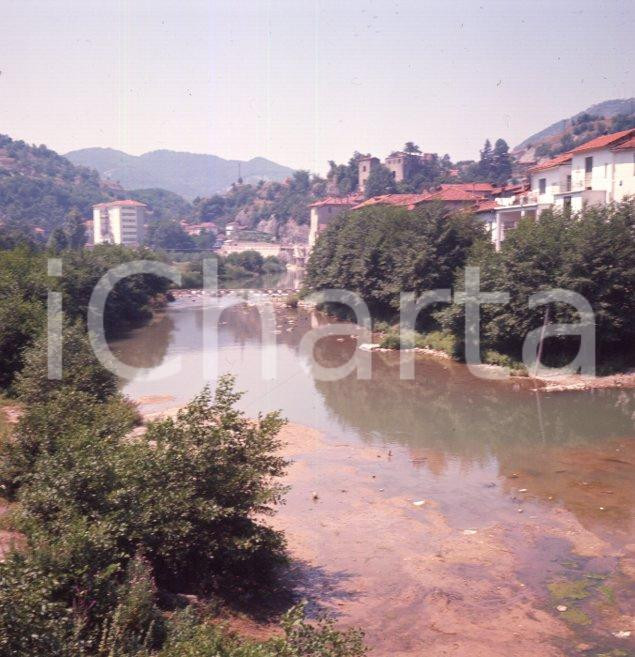 Fotografia d epoca originale 1960ca MILLESIMO SV Panorama sul fiume Bormida POSITIVO ORIGINALE 1