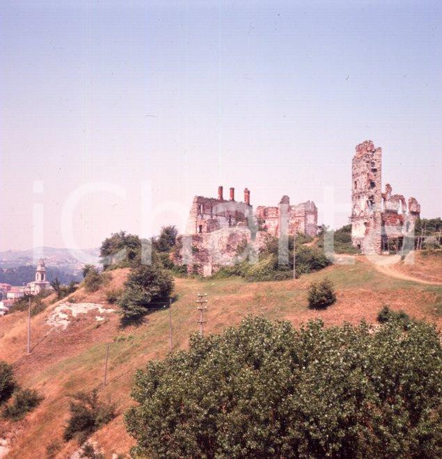 Fotografia d epoca originale 1960ca CAIRO MONTENOTTE SV Resti castello medievale del 1300 POSITIVO ORIGIN. 1