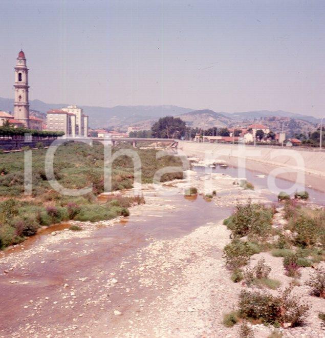 Fotografia d epoca originale 1960ca CAIRO MONTENOTTE SV Il fiume Bormida POSITIVO ORIGINALE 1