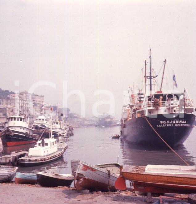 Fotografia d epoca originale 1960ca SAVONA Nave finlandese POHJANMAA attraccata POSITIVO ORIGINALE 1 1