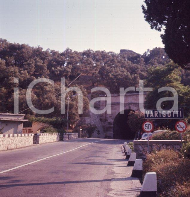 Fotografia d epoca originale 1960ca VARIGOTTI SV Uliveto e galleria sull Aurelia POSITIVO ORIGINALE 1