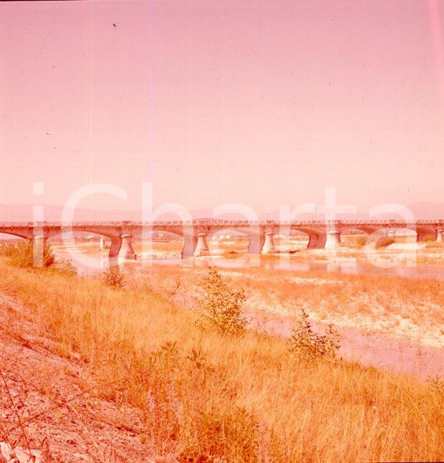 Fotografia d epoca originale 1960ca PONTE DELLA PRIULA TV Il ponte sul Piave POSITIVO ORIGINALE 1