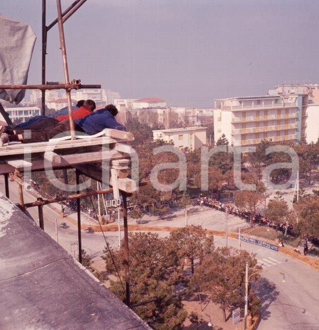 Fotografia d epoca originale 1965ca MILANO MARITTIMA Circuito motociclistico cittadino POSITIVO ORIGINALE 5 1