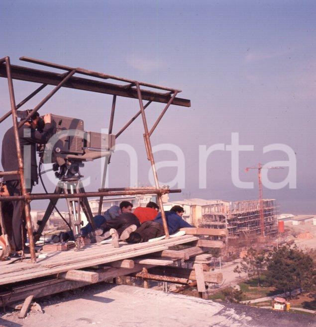 Fotografia d epoca originale 1965ca MILANO MARITTIMA RA TV al circuito moto cittadino POSITIVO ORIGINALE 1 1