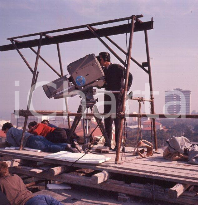 Fotografia d epoca originale 1965ca MILANO MARITTIMA RA TV al circuito moto cittadino POSITIVO ORIGINALE 2 1