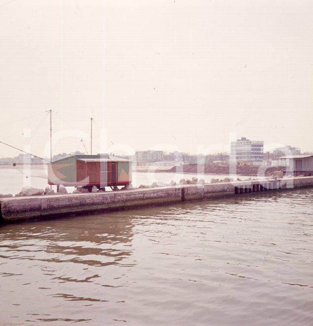 Fotografia d epoca originale 1965ca CERVIA RA Il canale delle saline POSITIVO ORIGINALE 1 1