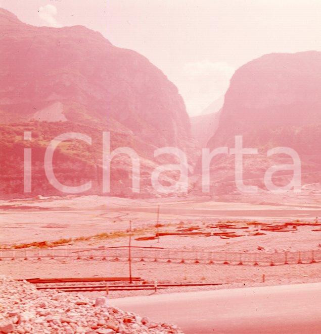 Fotografia d epoca originale 1963 LONGARONE BL Il paese dopo il disastro del Vajont POSITIVO ORIGINALE 1