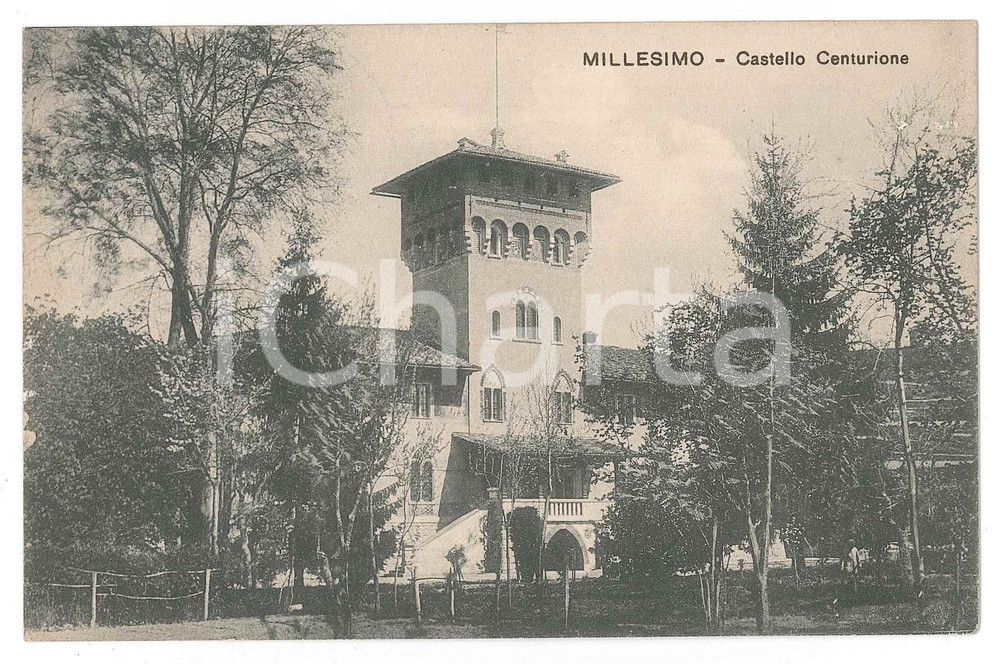 Cartolina originale da collezione 1914 MILLESIMO SV Castello CENTURIONE SCOTTO Cartolina FP VG 1