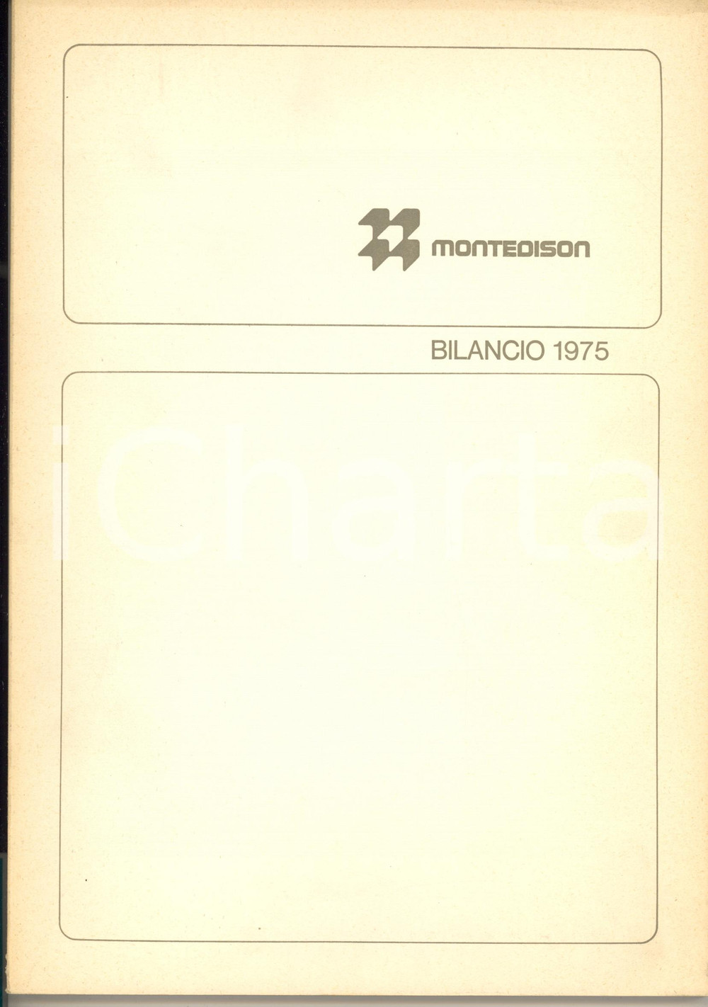 Libro, pubblicazione d epoca 1976 MILANO MONTEDISON  Bilancio dell esercizio 1975 104 pp. 1