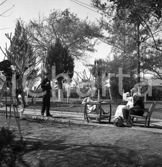 Fotografia d epoca originale 1965ca Paróquia São Gabriel Arcanjo da Matola  cineoperatori  NEGATIVO ORIGINALE 1