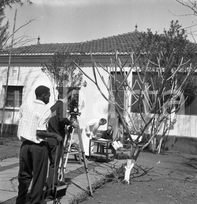 Fotografia d epoca originale 1965ca Paróquia São Gabriel Arcanjo da Matola  cineoperatori  NEGATIVO ORIGIN. 1 1