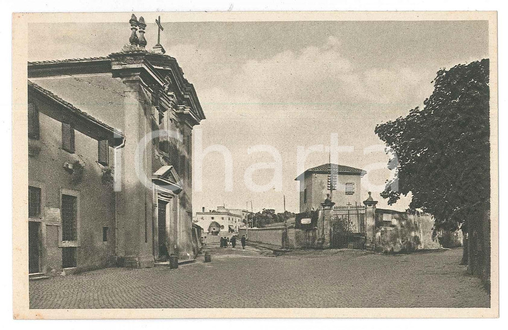 Cartolina originale da collezione 1920 ca ROMA AppioLatino  Chiesa del Domine Quo Vadis  Cartolina FP NV 1