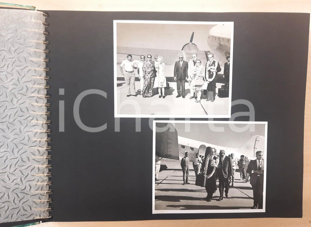 Fotografia d epoca originale 1974 UDHNA INDIA Inaugurazione stabilimento BARODA RAYON  SNIALON Album 63 foto 1