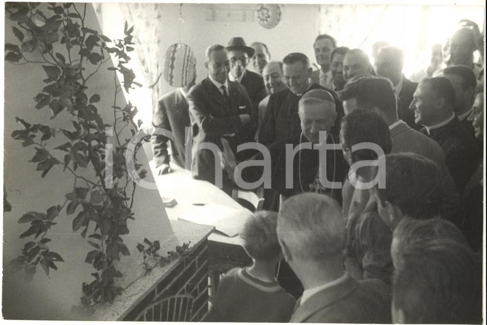 Fotografia d epoca originale 1959 FRONTIGNANO /USSITA Inaugurazione rifugio CAI Città di Macerata  Foto 1