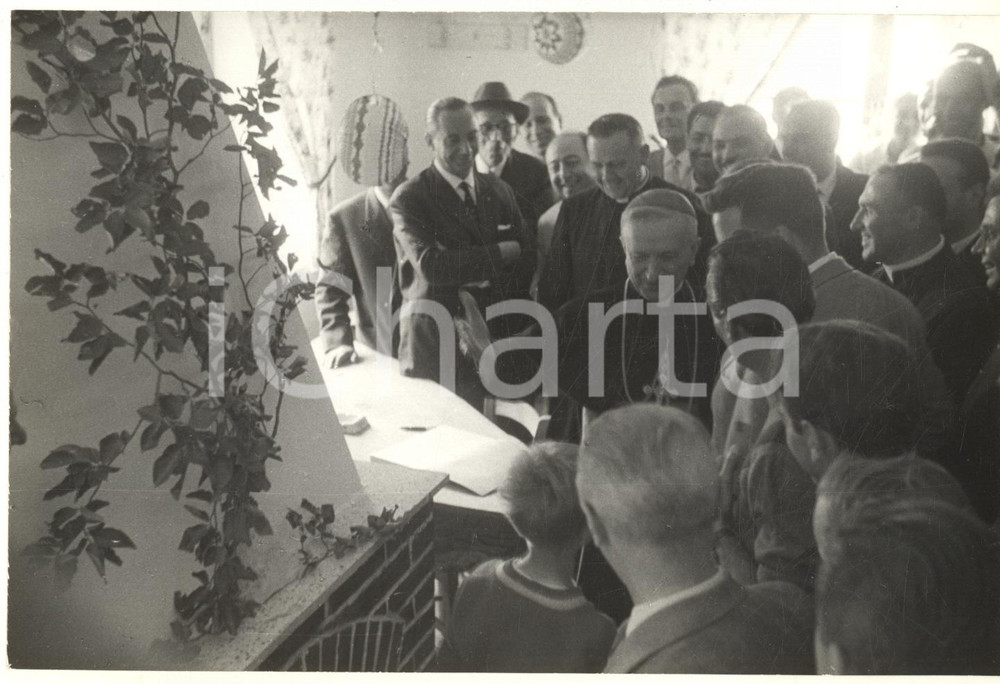 Fotografia d epoca originale 1959 FRONTIGNANO/ USSITA Inaugurazione rifugio CAI Città di Macerata Foto 1 1
