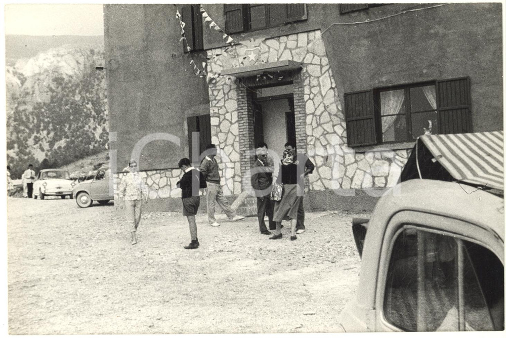 Fotografia d epoca originale 1959 FRONTIGNANO/ USSITA Inaugurazione rifugio CAI Città di Macerata Foto 5 1