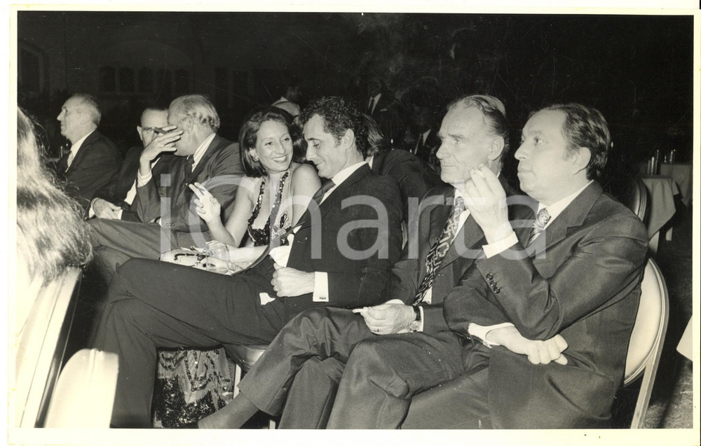 Fotografia d epoca originale 1974 BOMBAY Inaugurazione stabilimento BARODA RAYON SNIALON  Evento serale 7 1