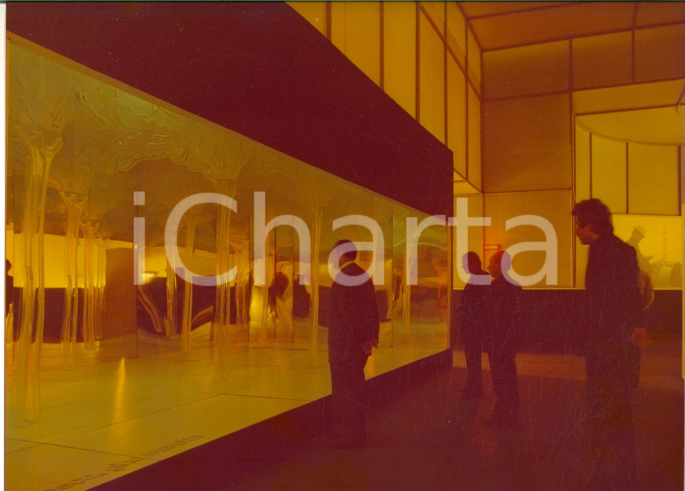 Fotografia d epoca originale 1977 FIERA DI MILANO Padiglione MONTEDISON  Bosco Gino MAROTTA Foto 30x22 1 1