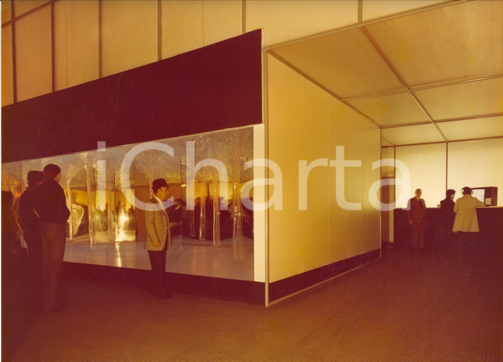 Fotografia d epoca originale 1977 FIERA DI MILANO Padiglione MONTEDISON  Bosco Gino MAROTTA Foto 30x22 3 1