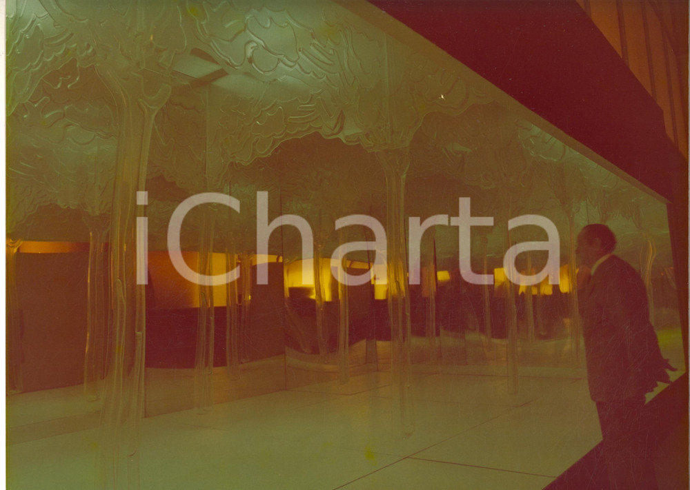 Fotografia d epoca originale 1977 FIERA DI MILANO Padiglione MONTEDISON  Bosco Gino MAROTTA Foto 30x22 4 1