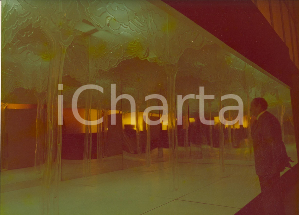 Fotografia d epoca originale 1977 FIERA DI MILANO Padiglione MONTEDISON  Bosco Gino MAROTTA Foto 30x22 4 1