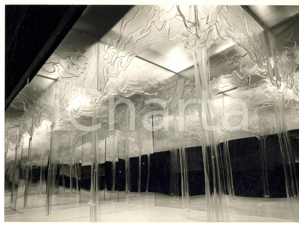 Fotografia d epoca originale 1977 FIERA DI MILANO Padiglione MONTEDISON  Bosco Gino MAROTTA Foto 24x18 1