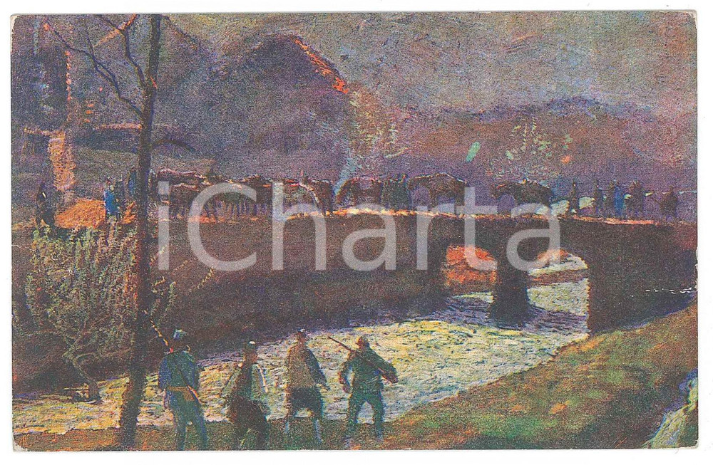 Cartolina originale da collezione 1915 ca CROCE ROSSA IV Guerra d indipendenza italiana Tommaso CASCELLA Cartolina 1