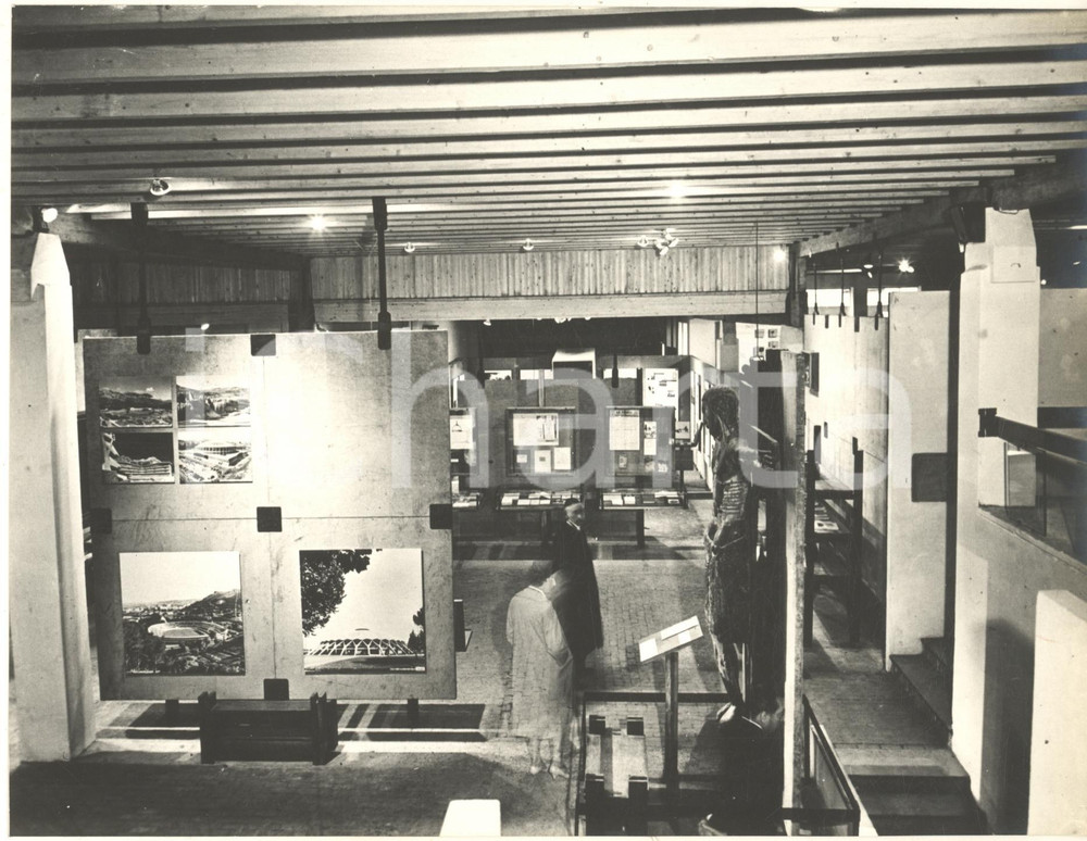 Fotografia d epoca originale EXPO 1958  BRUXELLES   Padiglione Fotografia 24x18 cm 1