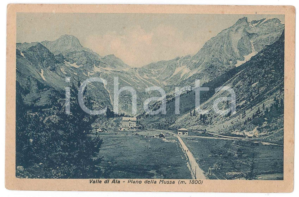 Cartolina originale da collezione 1935 ca VAL D ALA TO Pian della Mussa  Cartolina FP NV 1