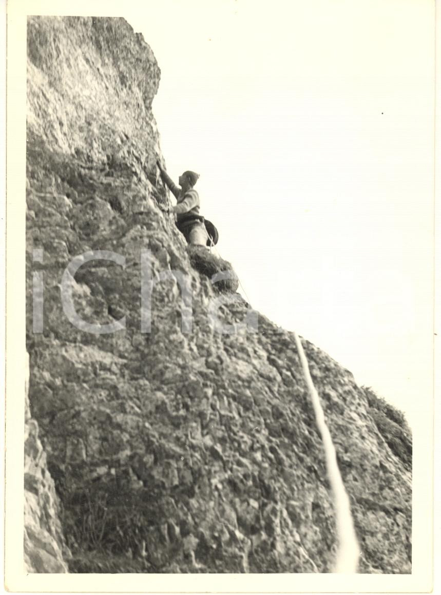 Fotografia d epoca originale 1957 ALPINISMO  MONTI SIBILLINI  Salita al Monte Bove  Foto 12x15 cm 1