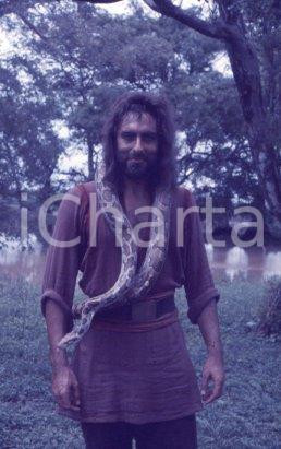 Fotografia d epoca originale 1976 SANDOKAN Kabir BEDI Scatto sul set  DIAPOSITIVA ORIGINALE 2 1