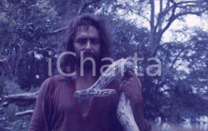 Fotografia d epoca originale 1976 SANDOKAN Kabir BEDI Scatto sul set  DIAPOSITIVA ORIGINALE 4 1