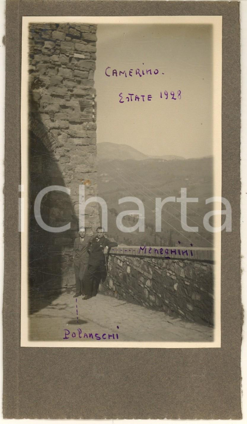 Fotografia d epoca originale 1928 CAMERINO  Università  POLANSCHI e MENEGHINI  Foto 10x18 cm 1