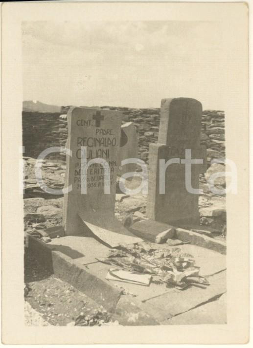 Fotografia d epoca originale 1937 AOI PASSO UARIEU ETIOPIA 1