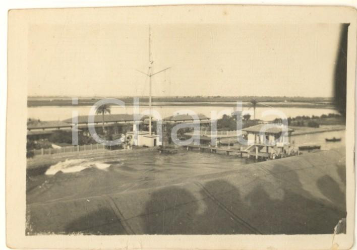 Fotografia d epoca originale 1935 PORTO SAID EGITTO Canale di Suez  Veduta  Foto 9x6 cm 1