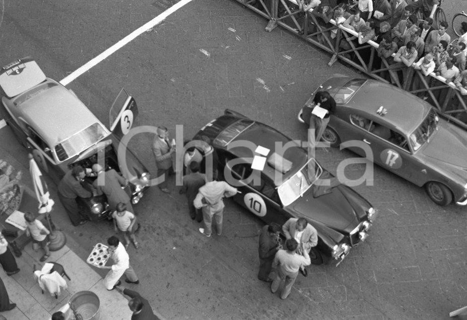 Negativo, diapositiva originale 1953 BRESCIA Automobilismo Controllo LiegiRomaLiegi NEGATIVO ORIGINALE 1