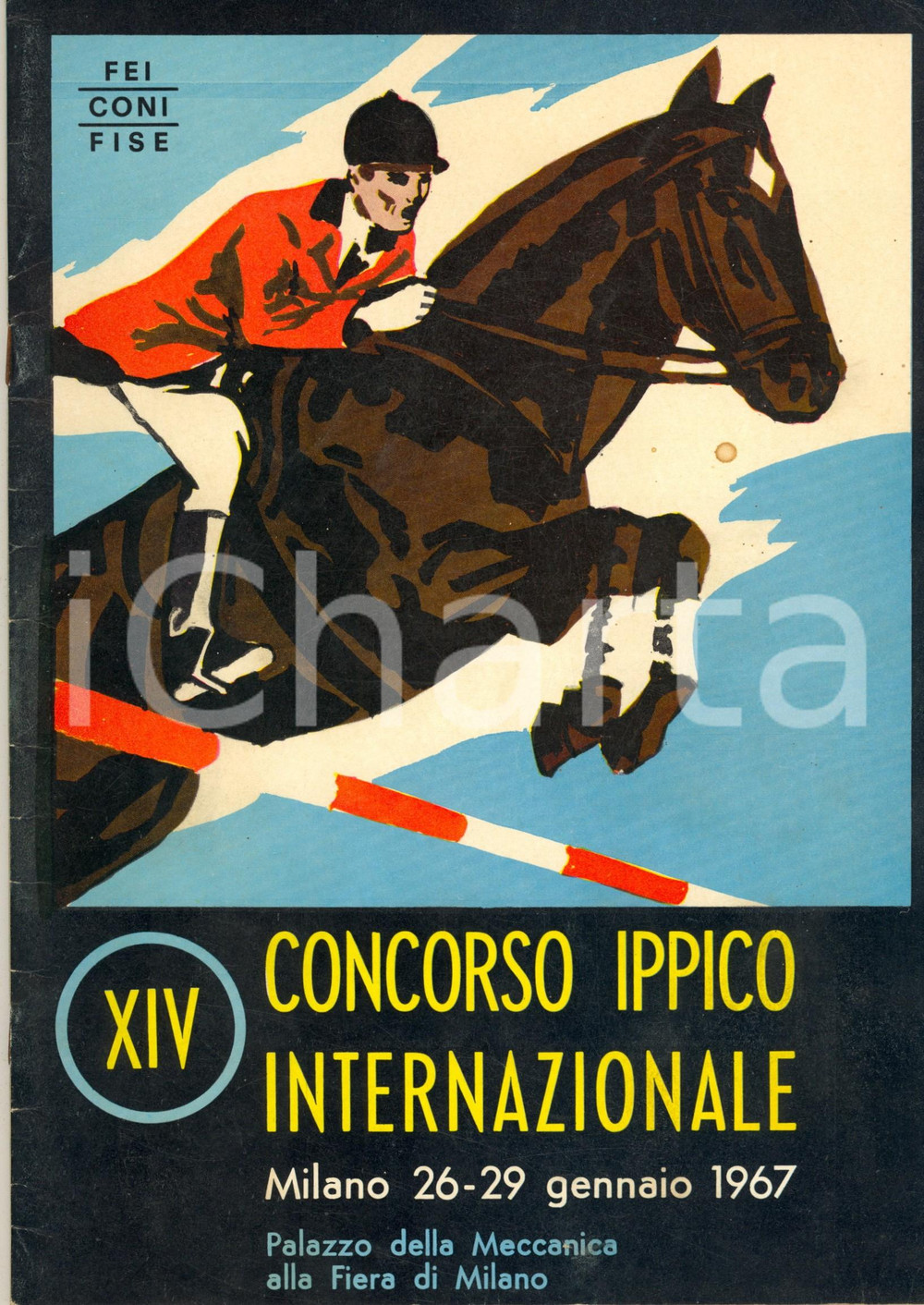 Libro, pubblicazione d epoca 1967 FIERA DI MILANO  XIV Concorso Ippico Internazionale  Programma 1