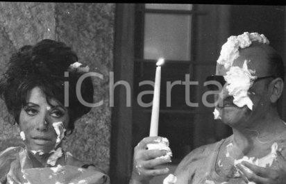 Fotografia d epoca originale 1967 TUTTO TOTÒ Totò ciak! Diana RABITO Daniele VARGAS NEGATIVO ORIGINALE 1