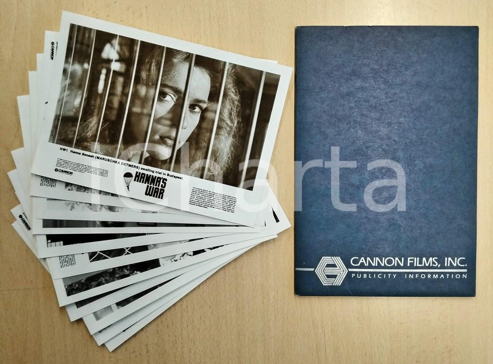 Materiale cinematografico d’epoca 1988 CANNON FILMS  HANNA S WAR Maruschka DETMERS Press kit LOTTO 11 FOTO 1