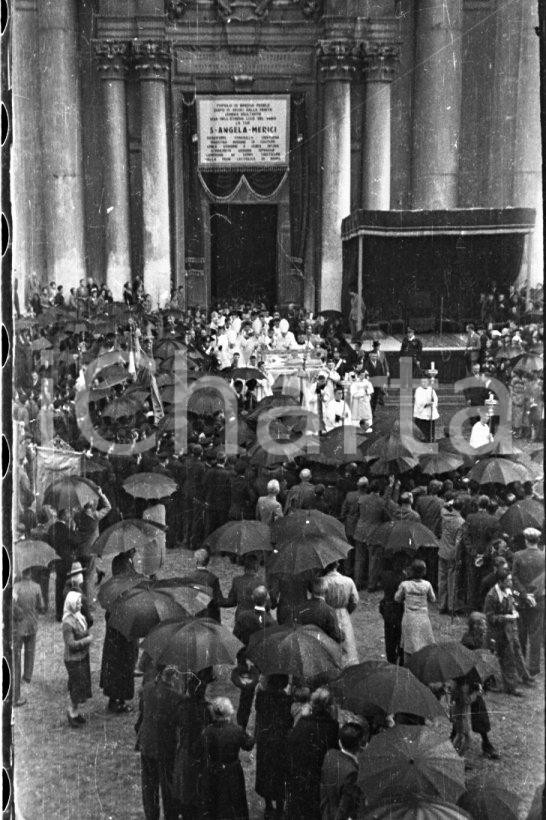 Fotografia d epoca originale 1940 BRESCIA Duomo  Anniversario Sant Angela Merici NEGATIVO ORIGINALE 2 1
