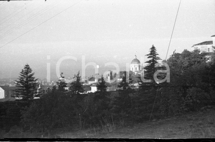 Fotografia d epoca originale 1940 BRESCIA Panorama con la cupola del Duomo e torri  NEGATIVO ORIGINALE 1
